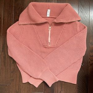 Varley Mentone Half-Zip Pullover Ash Rose - S